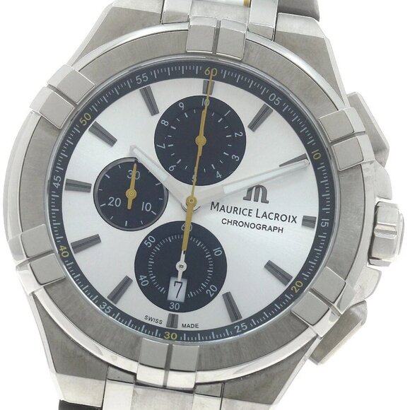 MAURICE LACROIX icon Chronograph Quartz Men's Watch - Picture 1 of 7